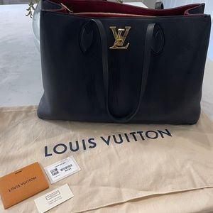 Louis Vuitton lock me shopper tote